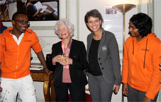 Deux volontaires à la rencontre de Marie-José Chombart de Lauwe