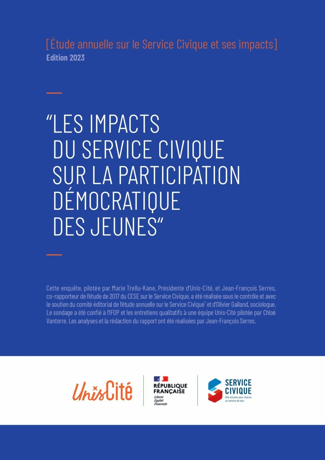 Publication d’une étude : les impacts du Service Civique sur la ...