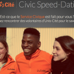 Est-ce que le Service Civique est fait pour vous ? Participez au Civic Speed Dating pour le savoir !