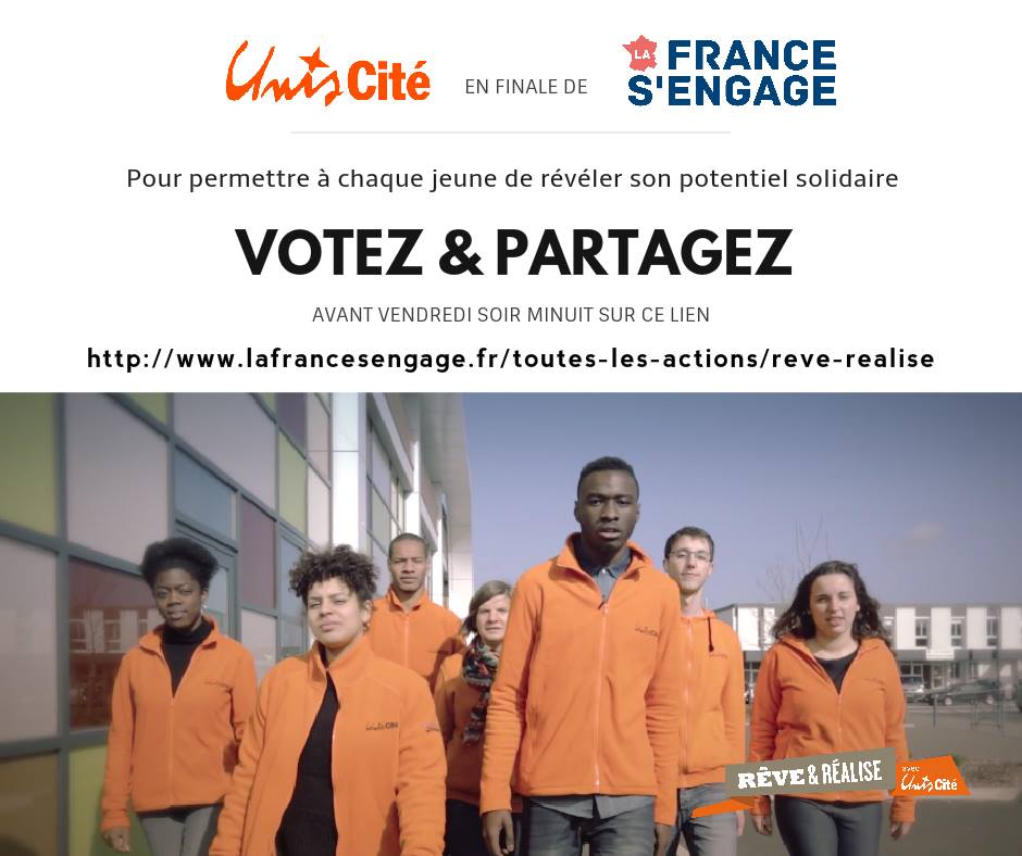 5 jours pour soutenir Unis-Cité en 5 clics ! #lafrancesengage