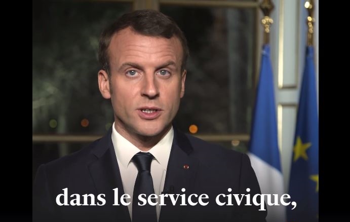 Message de Mr Macron à la jeunesse!