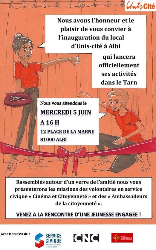 Unis-Cité fête l’ouverture de son activité dans le Tarn