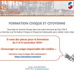 Formation Civique et Citoyenne de novembre