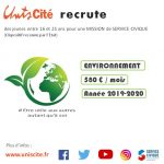 Unis Cité Lille RECRUTE 56 postes dans l’ ENVIRONNEMENT !