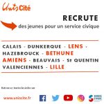 Unis Cité Hauts de France RECRUTE 600 jeunes !