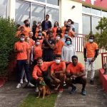 Les volontaires réunionnais en action !