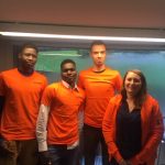 Tiphaine, Abdallah, Antoine et Majdi aident à développer une ferme urbaine innovante à Rennes