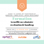 Formation Handicap & Service Civique le 6 février !