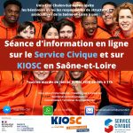 On lance les séances d’information en ligne sur KIOSC en Saône-et-Loire!