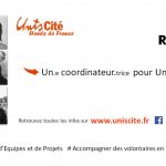 Unis-Cité Hauts de France recherche : SON/SA COORDINATEUR/TRICE D’EQUIPE ET DE PROJETS Pour son antenne à Béthune