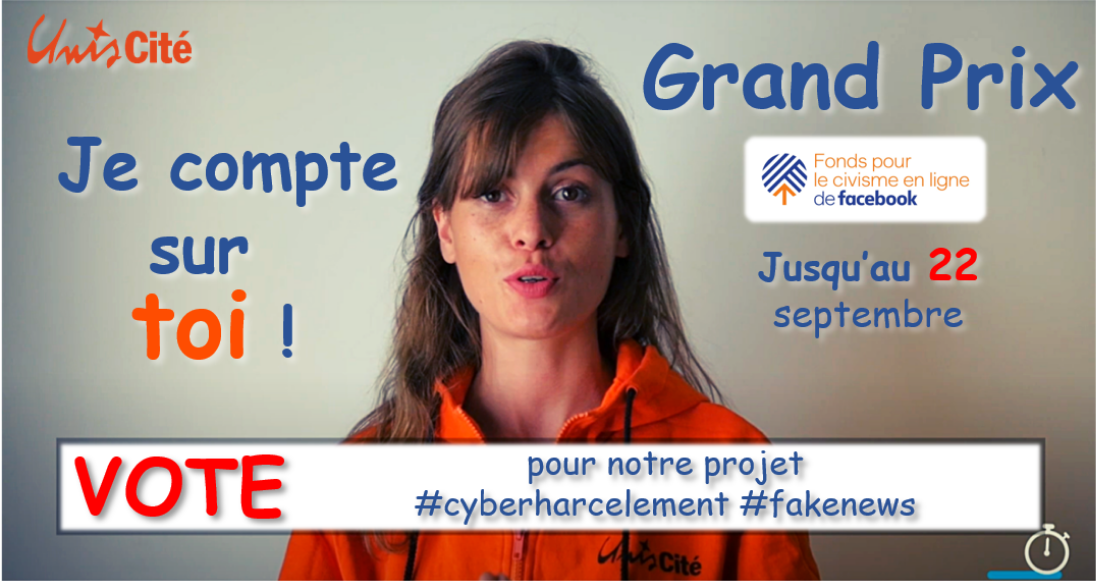 Appel à la mobilisation : Un like pour remporter 100 000€ et ainsi lutter contre le cyberharcèlement et les fake news