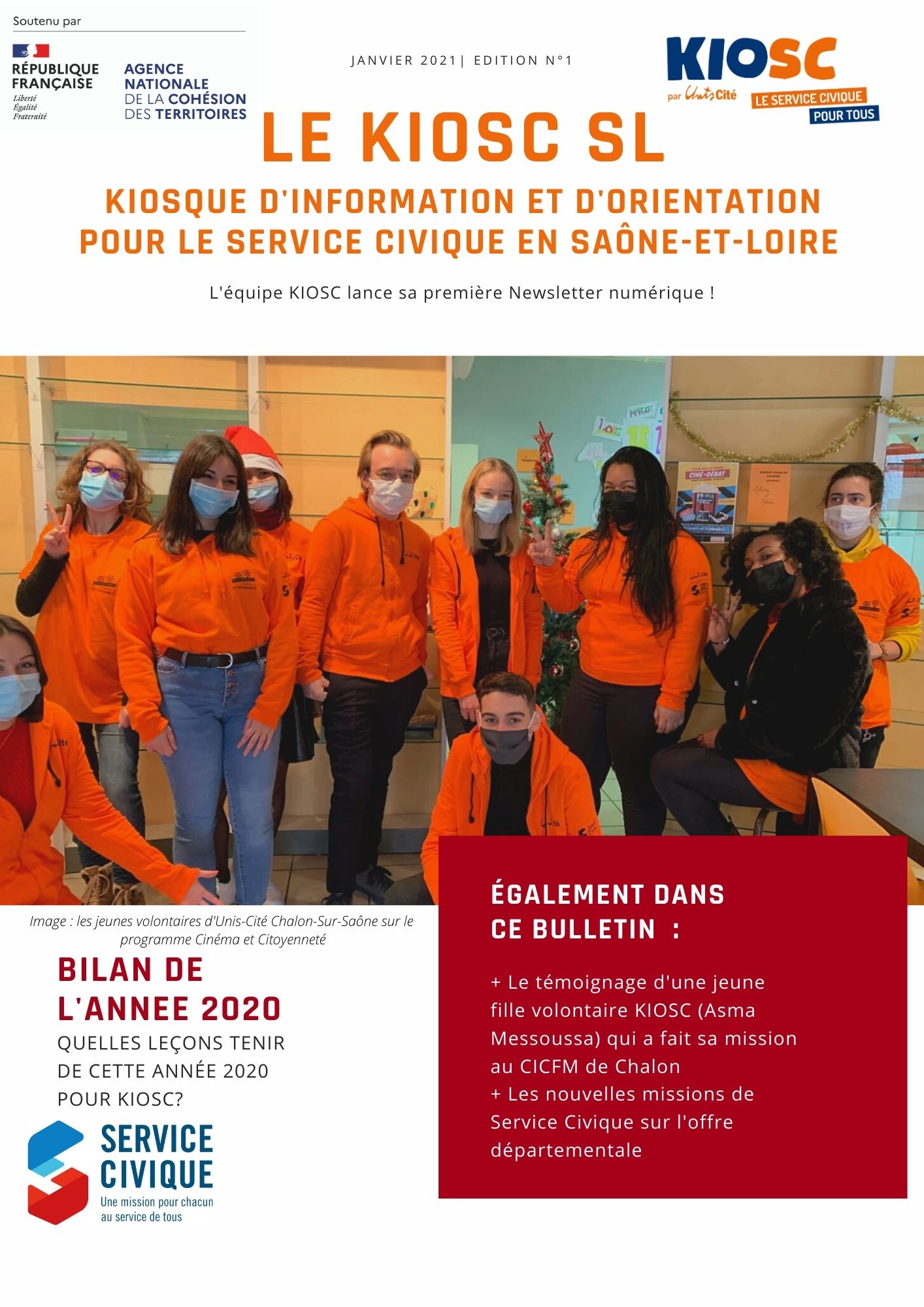 Découvrez la première édition numérique de la Newsletter KIOSC 71